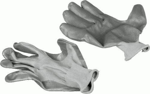 перчатки нейлоновые 13 кл. с нитрильно-латексным покрытием