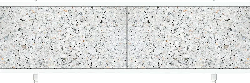 экран под ванну Кварт 168 Серая мозаика